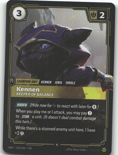 Kennen, Keeper of Balance