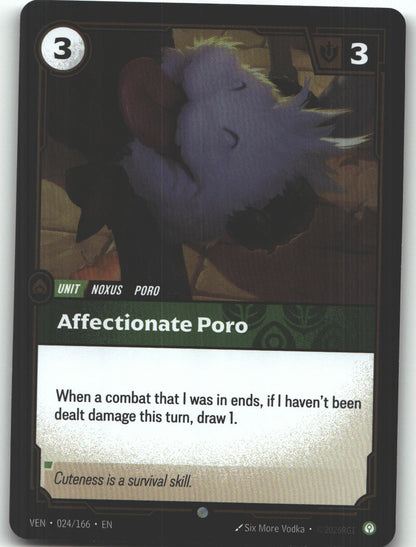 Affectionate Poro