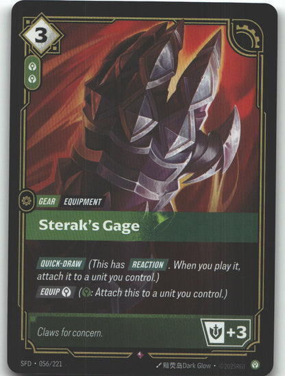Sterak's Gage