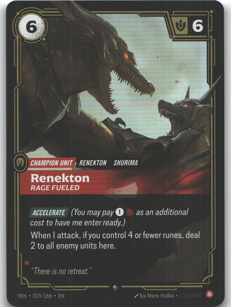 Renekton, Rage Fueled