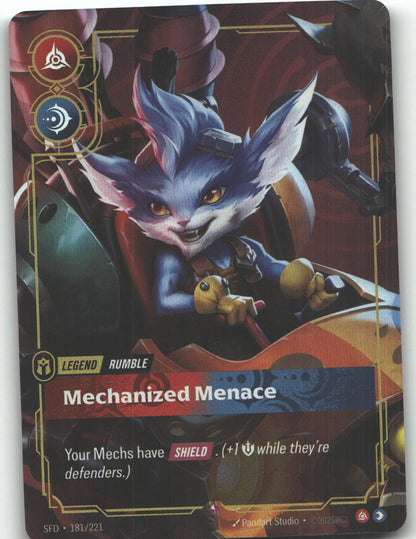 Rumble, Mechanized Menace