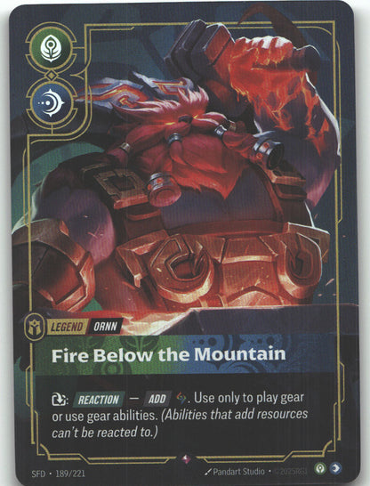 Ornn, Fire Below the Mountain