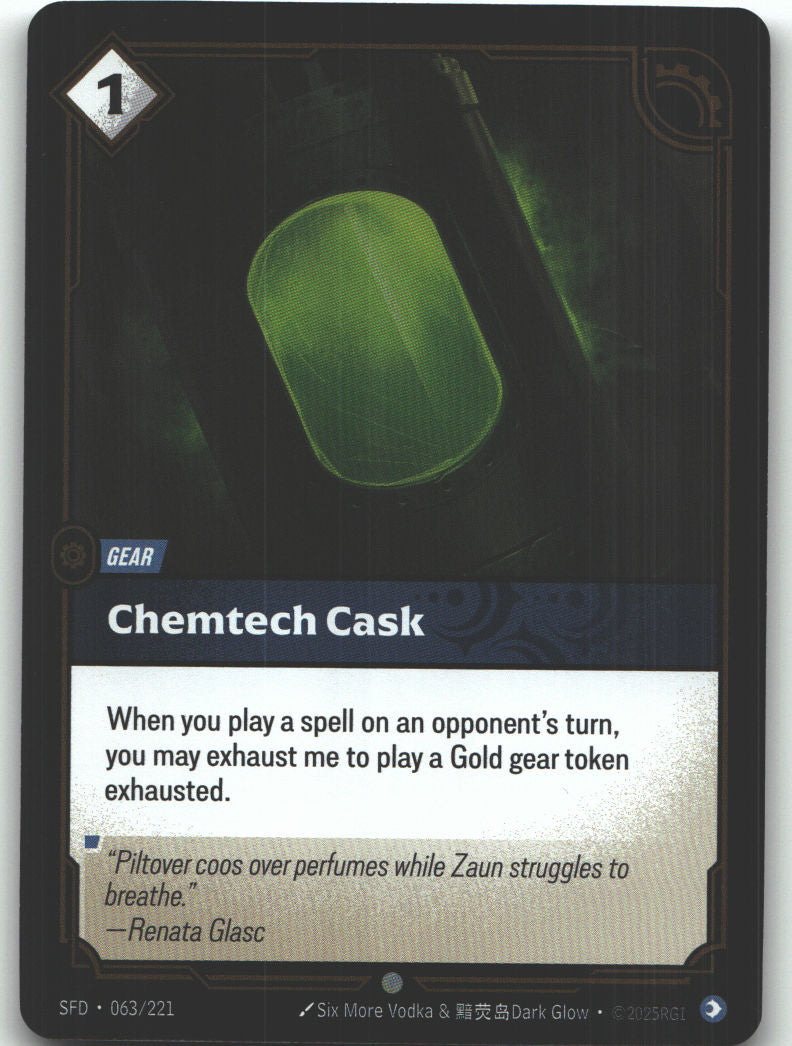 Chemtech Cask