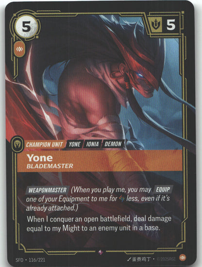 Yone, Blademaster