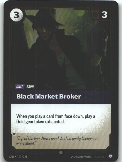 Black Market Broker