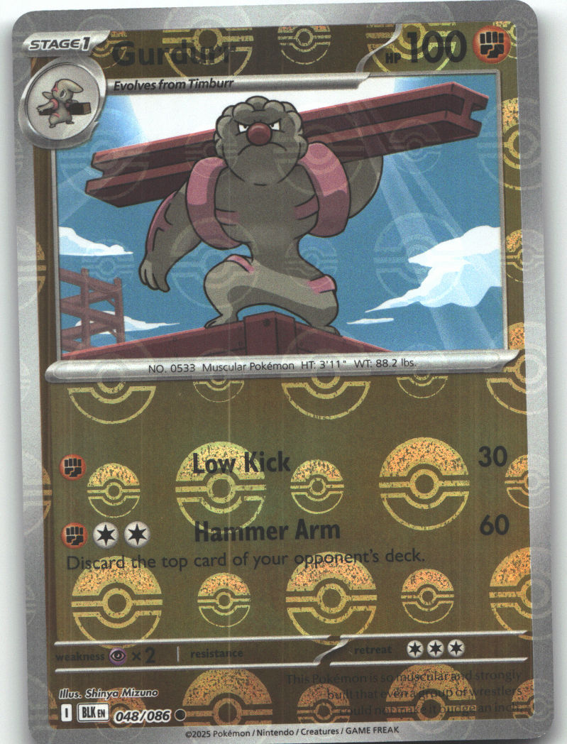 Gurdurr (Poke Ball Pattern)