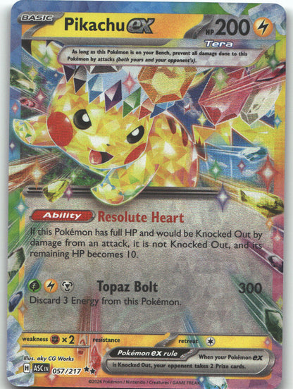 Pikachu ex - 057/217