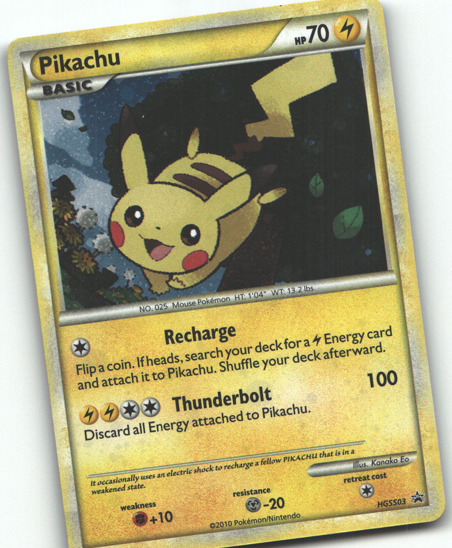 Pikachu - HGSS03 | Moderately Played / English / Holofoil