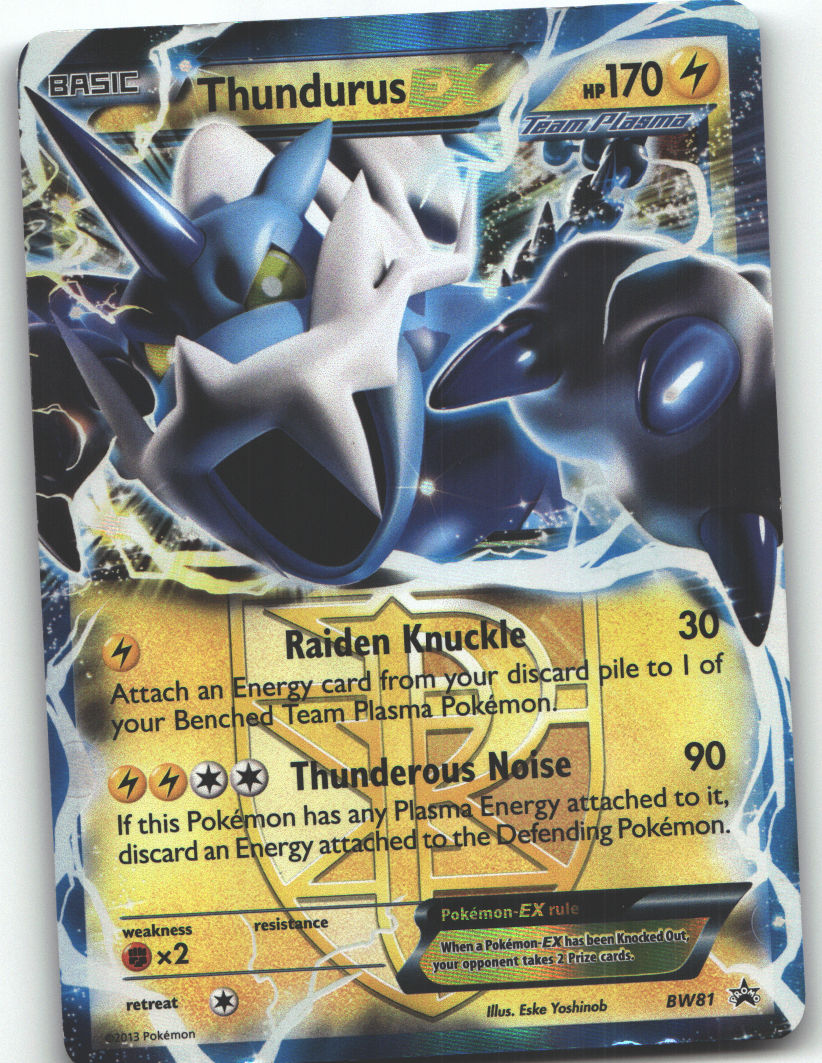 Thundurus EX (Team Plasma) - BW81