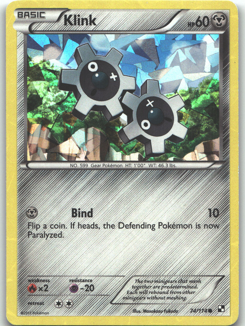 Klink - 74/114 (Cracked Ice Holo)