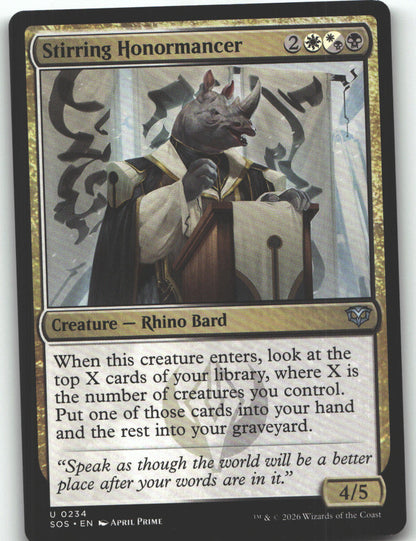 Stirring Honormancer
