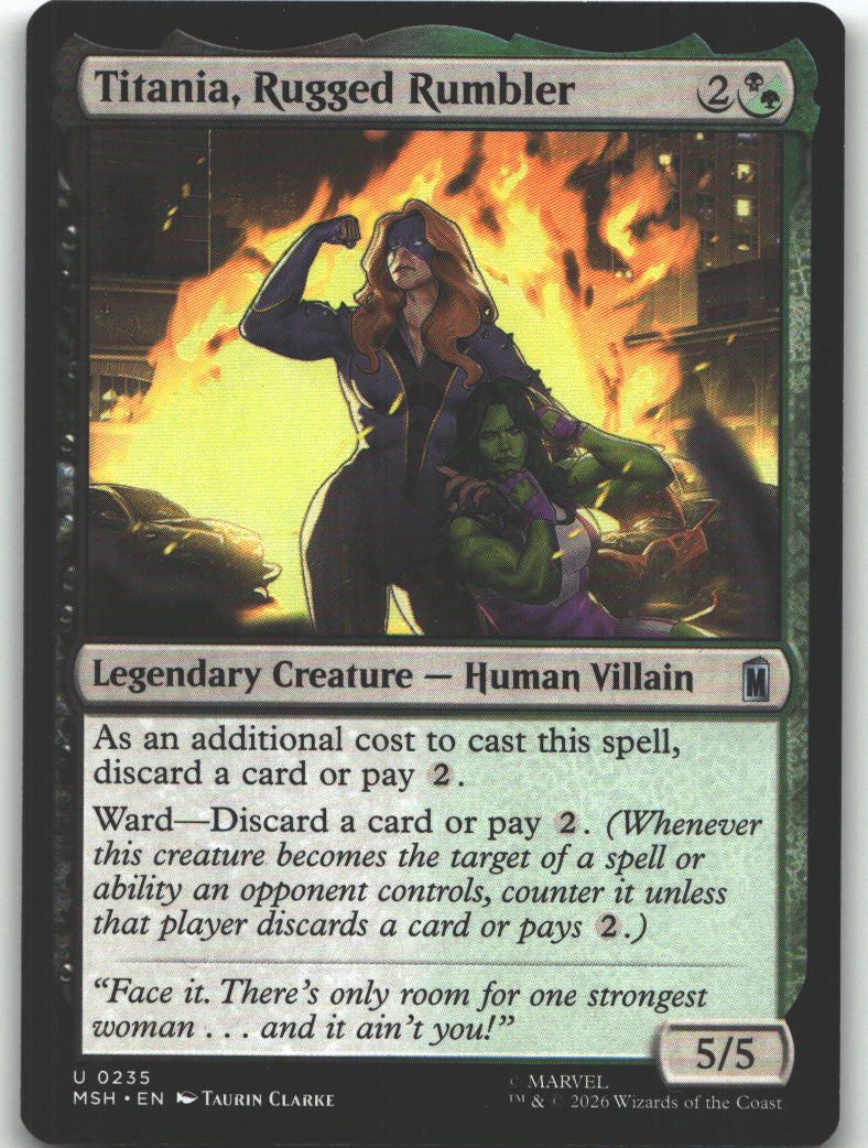 Titania, Rugged Rumbler
