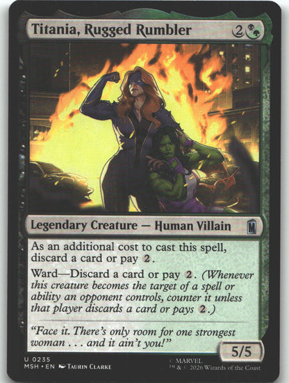 Titania, Rugged Rumbler