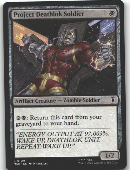 Project Deathlok Soldier