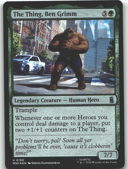 The Thing, Ben Grimm
