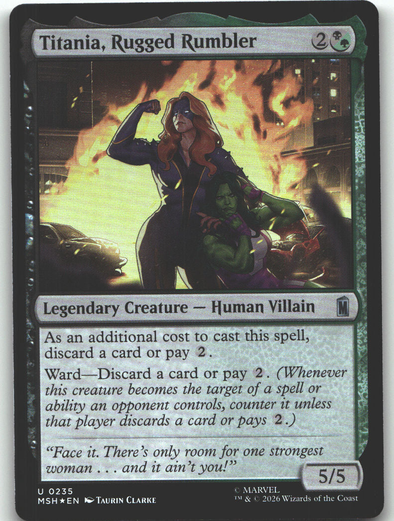 Titania, Rugged Rumbler