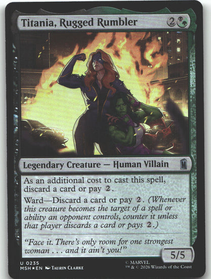 Titania, Rugged Rumbler