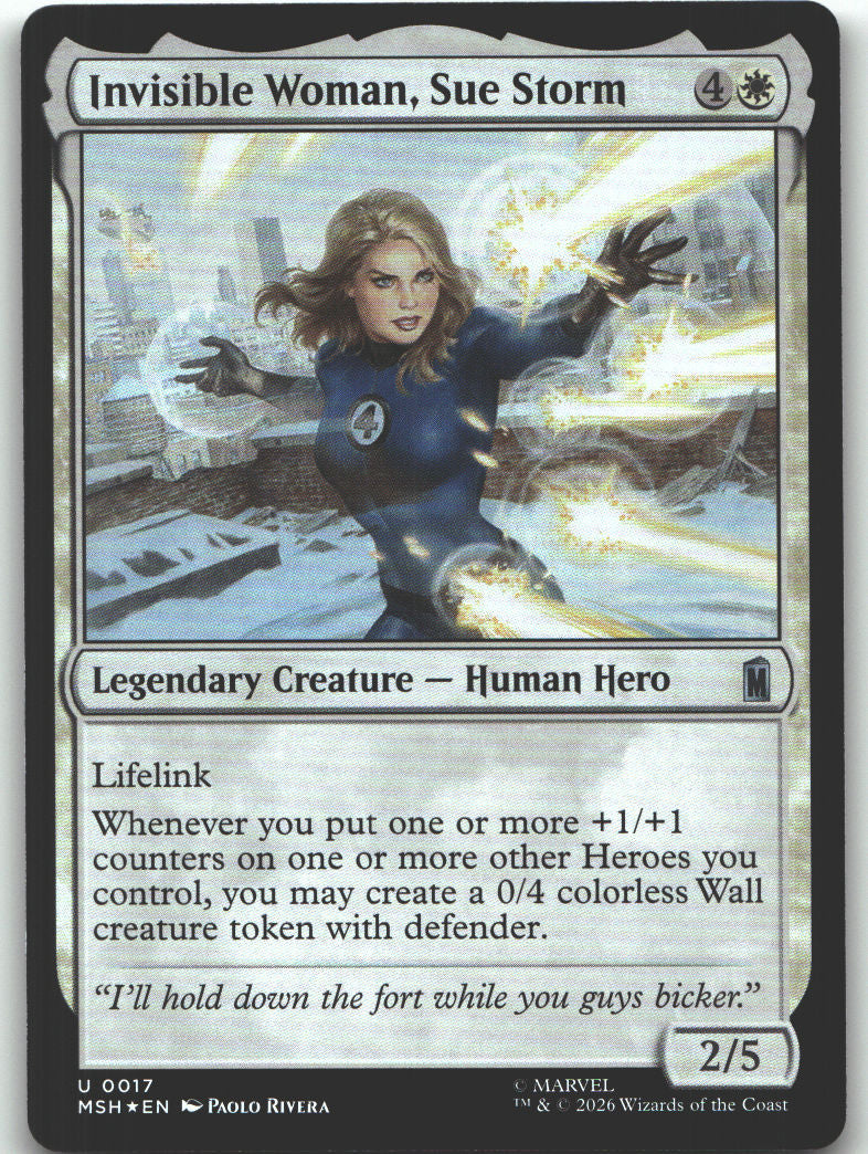 Invisible Woman, Sue Storm