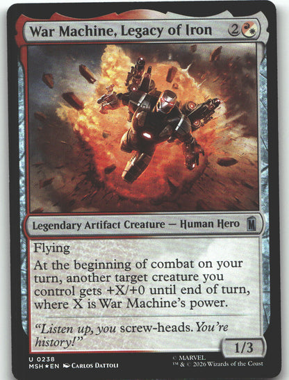 War Machine, Legacy of Iron