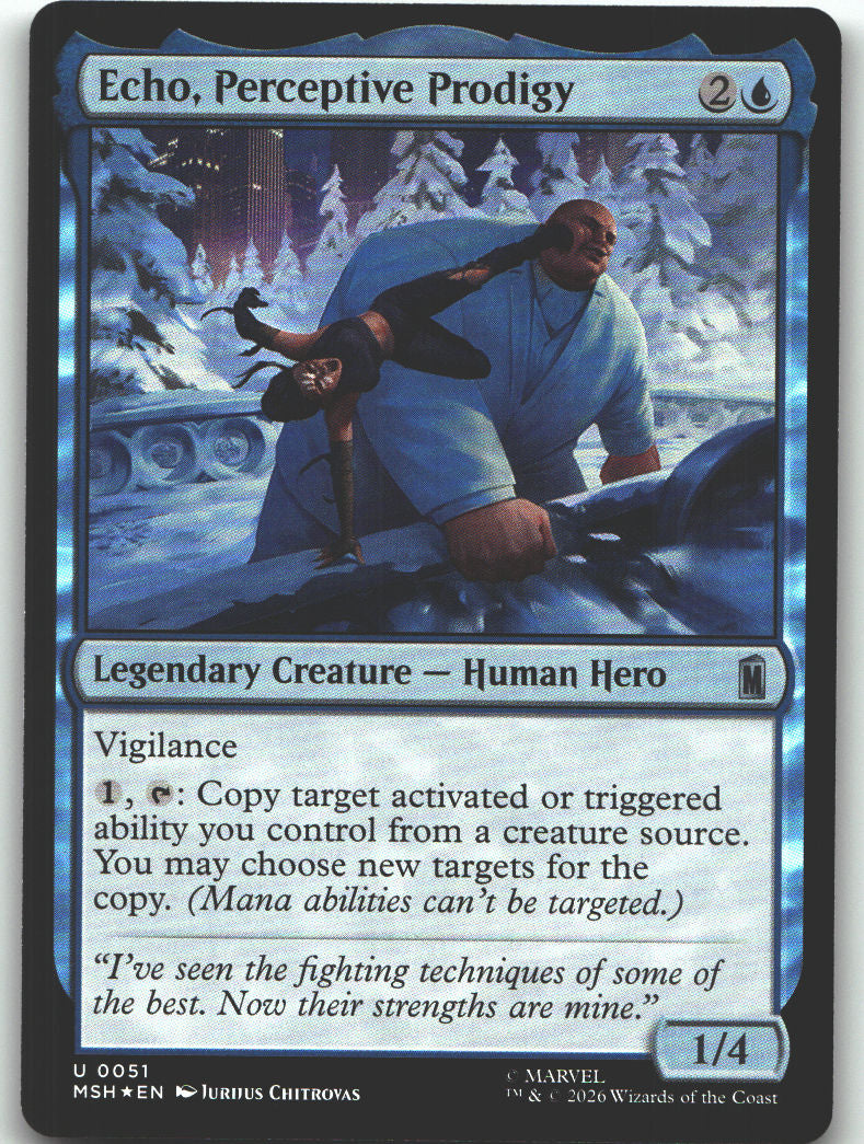 Echo, Perceptive Prodigy