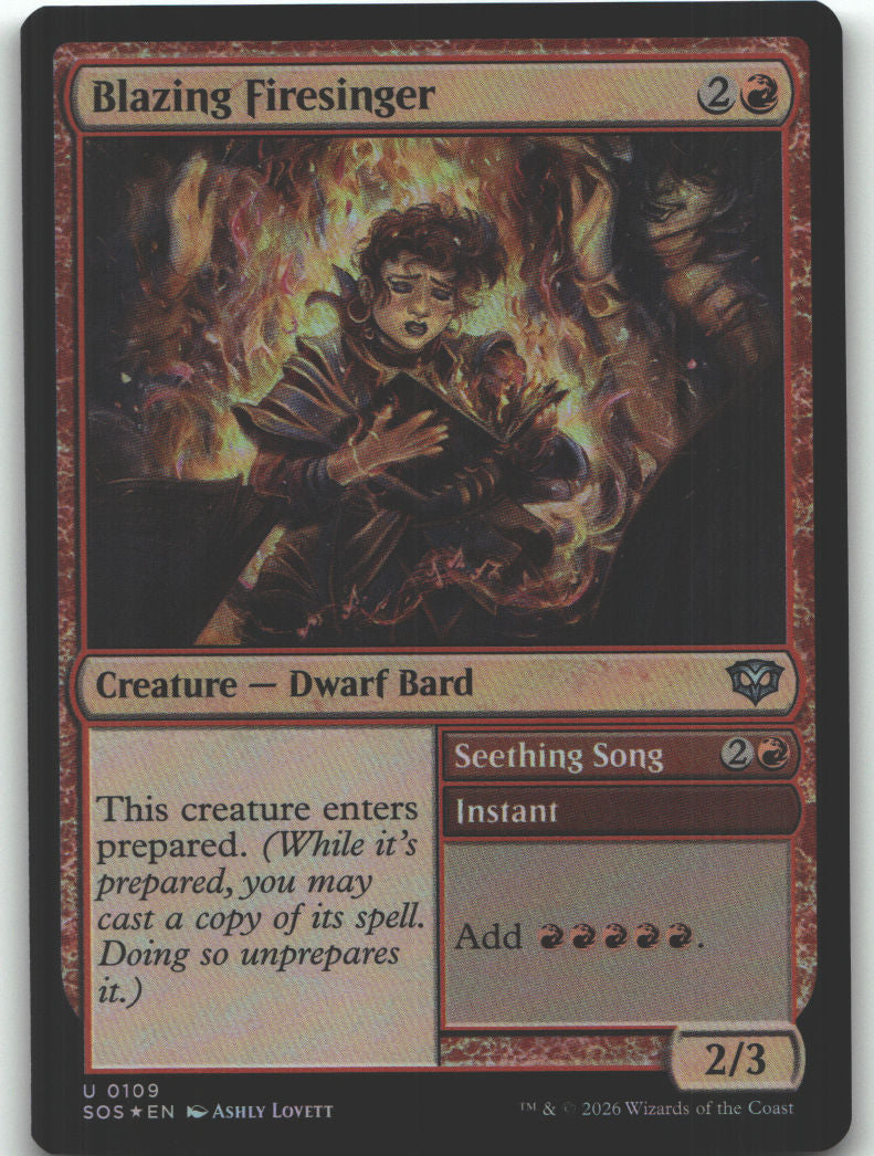 Blazing Firesinger