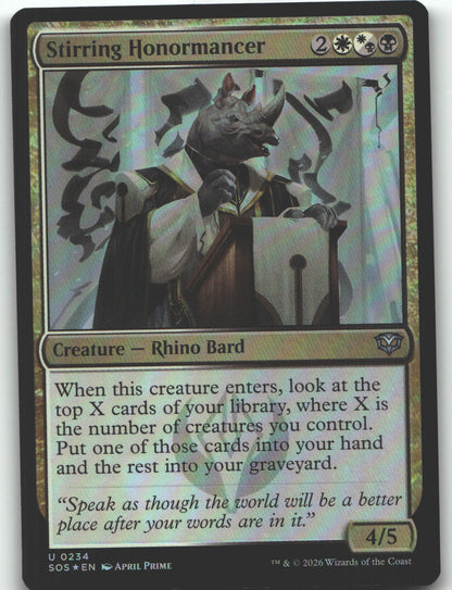 Stirring Honormancer