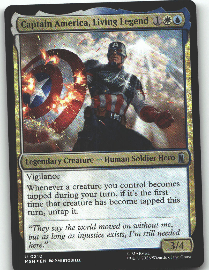 Captain America, Living Legend