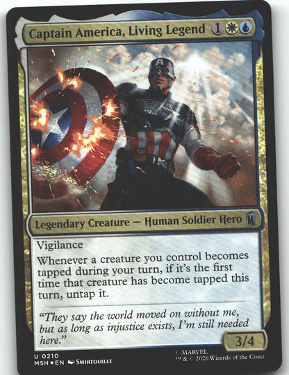 Captain America, Living Legend
