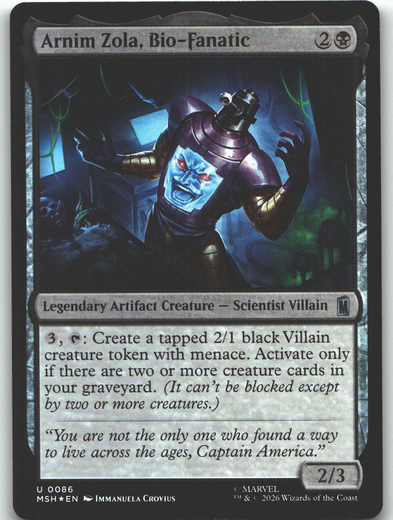 Arnim Zola, Bio-Fanatic