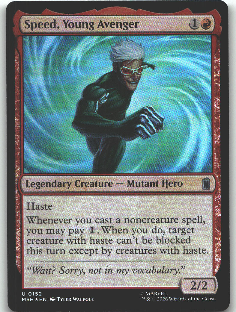 Speed, Young Avenger