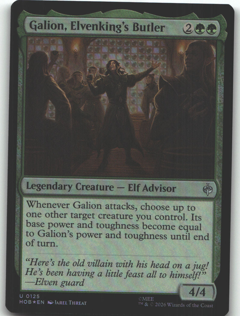 Galion, Elvenking's Butler