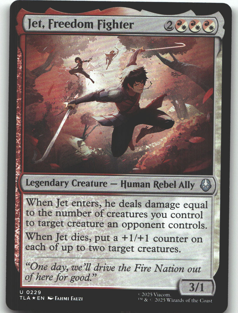 Jet, Freedom Fighter