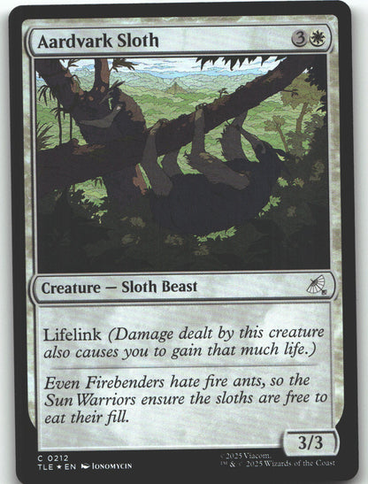 Aardvark Sloth (0212)
