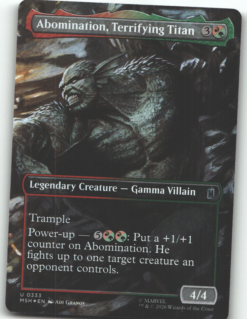 Abomination, Terrifying Titan (Borderless)