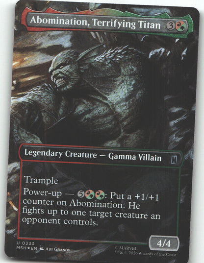 Abomination, Terrifying Titan (Borderless)