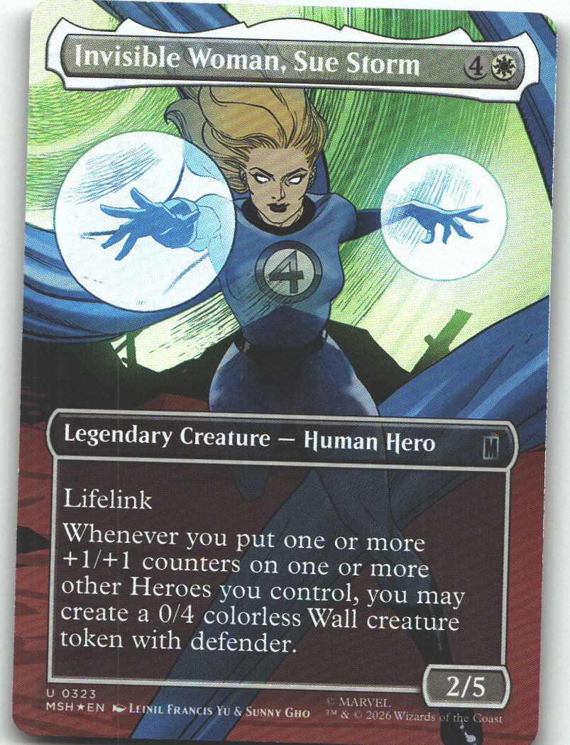 Invisible Woman, Sue Storm (Borderless)