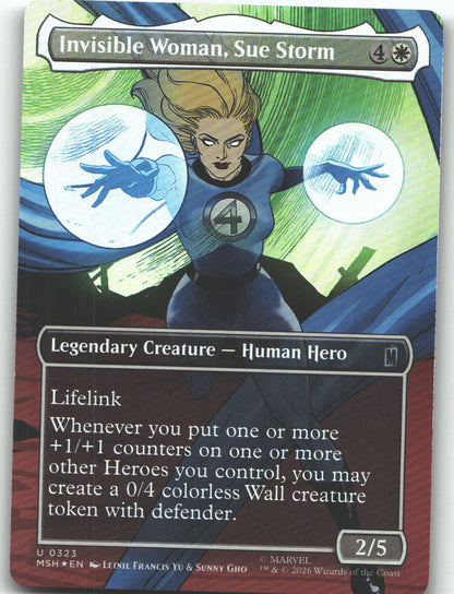 Invisible Woman, Sue Storm (Borderless)