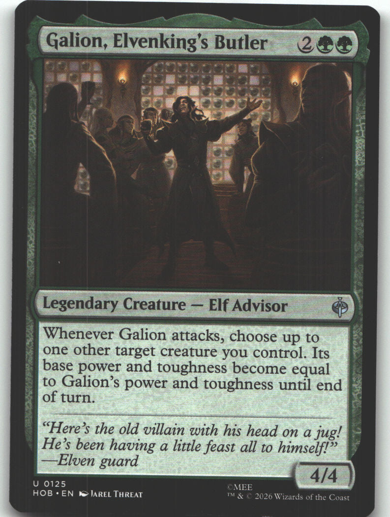 Galion, Elvenking's Butler