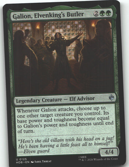 Galion, Elvenking's Butler