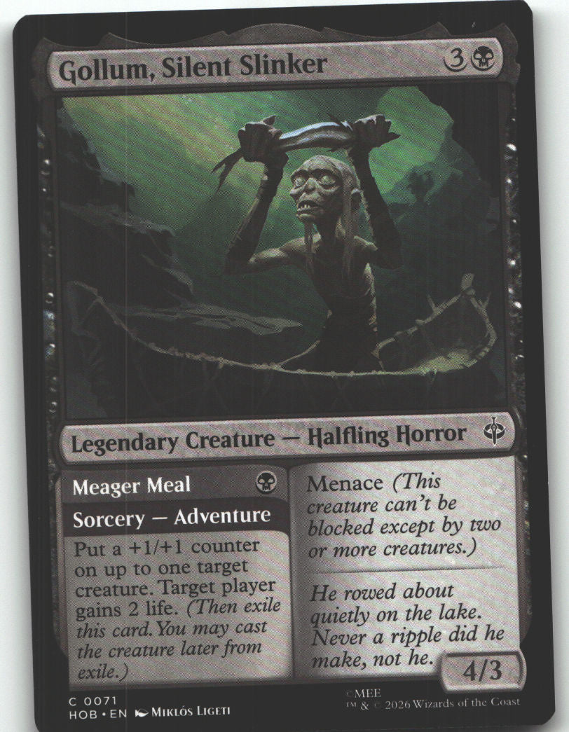 Gollum, Silent Slinker