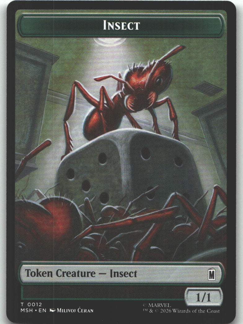 Insect // Clue Double-Sided Token