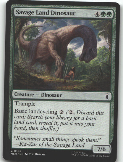 Savage Land Dinosaur