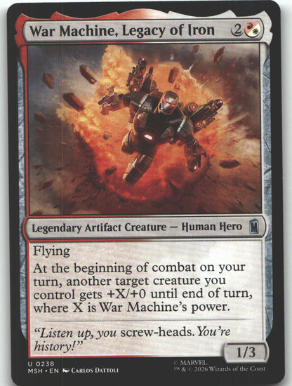 War Machine, Legacy of Iron