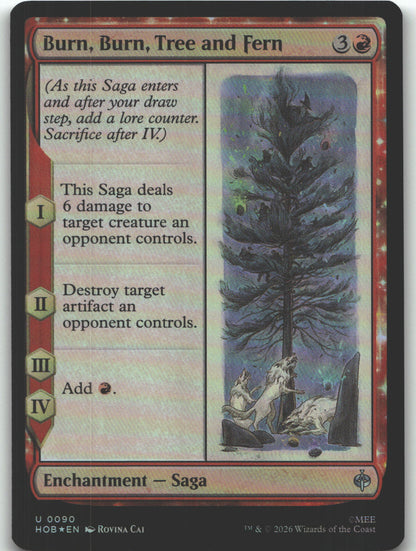 Burn, Burn, Tree and Fern