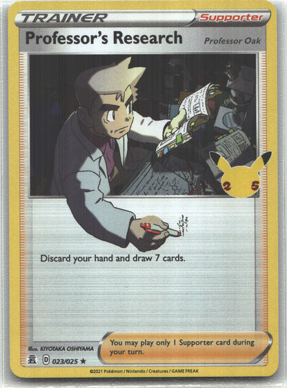 Professor's Research [Professor Oak]