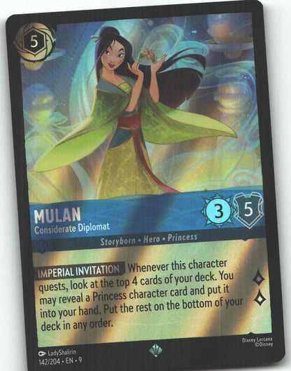 Mulan - Considerate Diplomat