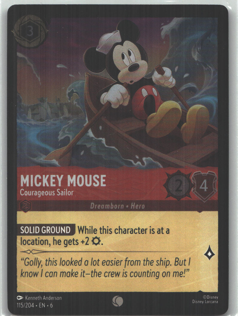 Mickey Mouse - Courageous Sailor