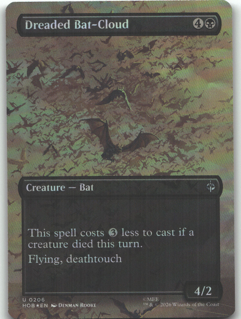 Dreaded Bat-Cloud (Borderless)