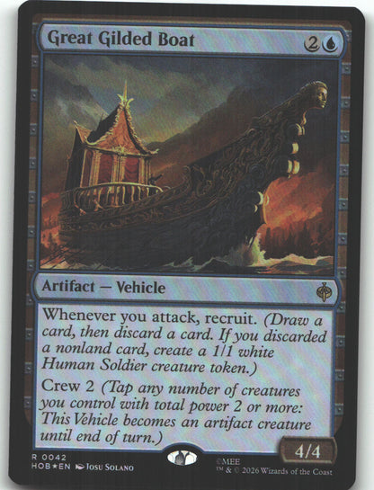 Great Gilded Boat