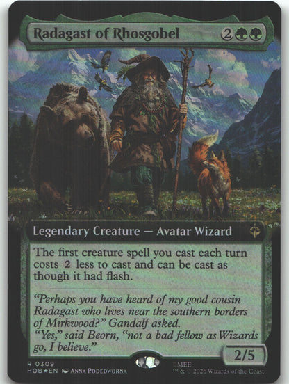 Radagast of Rhosgobel (Extended Art) | Near Mint / English / Foil